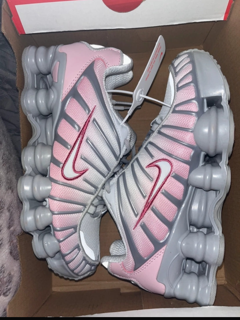 Shox TL Pink and Grey