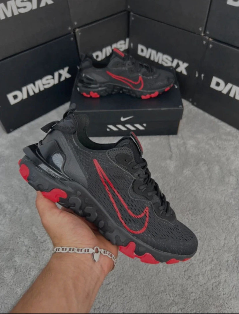 Nike React Vision Black and Red